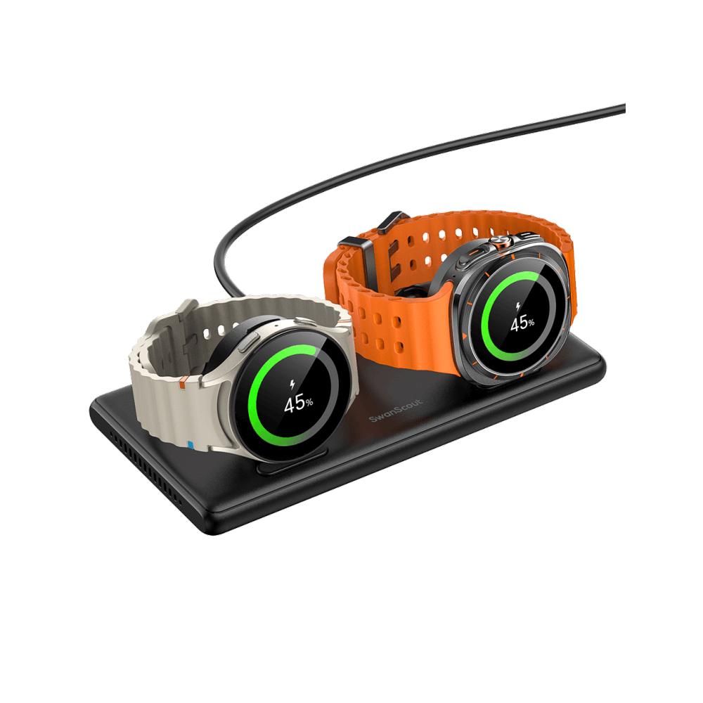 SwanScout 507DS – Dubbele oplader voor Samsung horloges