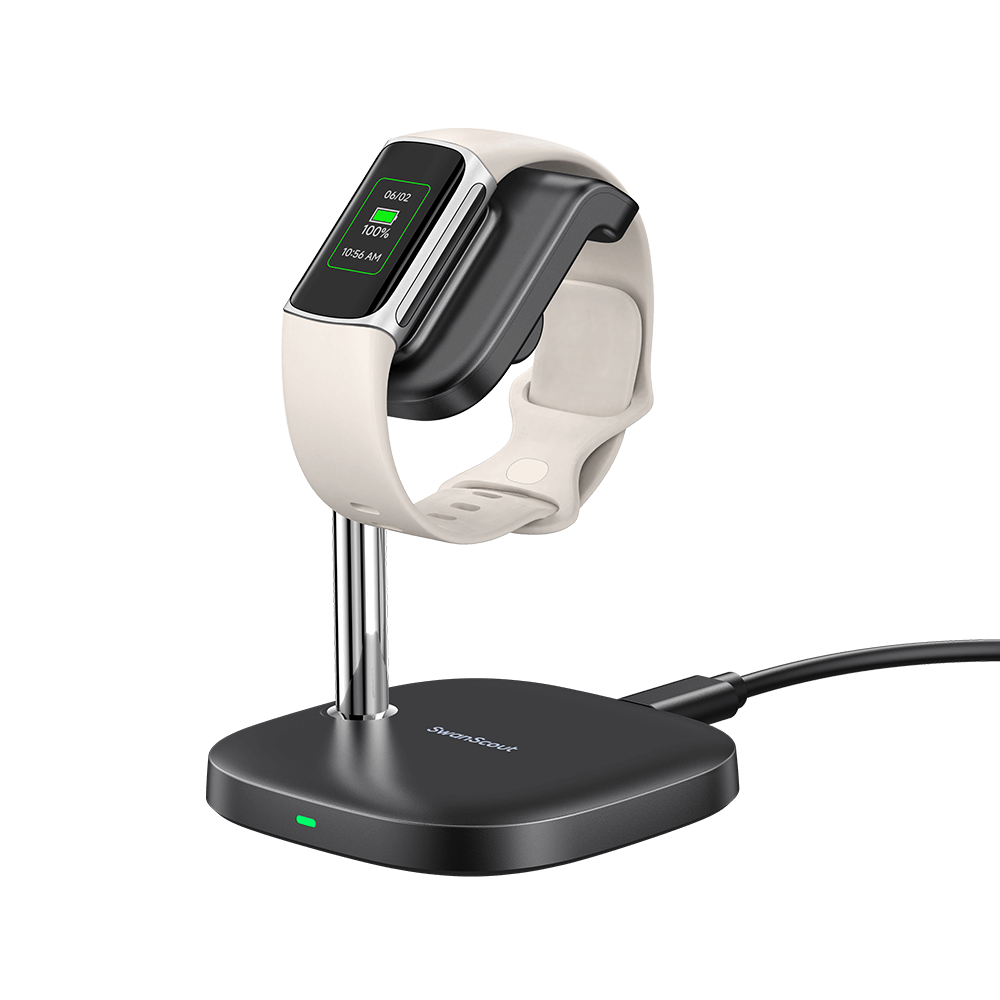 SwanScout 505FC - Стойка за зареждане за Fitbit Charge 6/5/Luxe