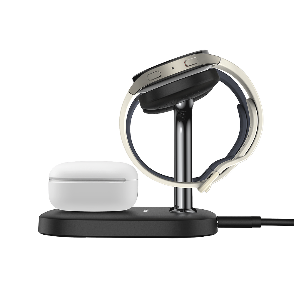 As a dedicated dual watch charger, the swanscout 704S powers two Galaxy smartwatches simultaneously.