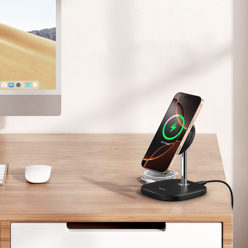 As a compact MagSafe charging stand, SwanScout 506M ensures your iPhone stays powered and poised throughout your day.