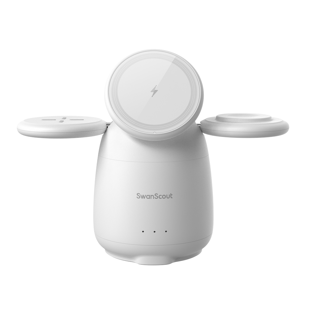 SwanScout 707M - Magnetická bezdrátová nabíjecí stanice pro Apple