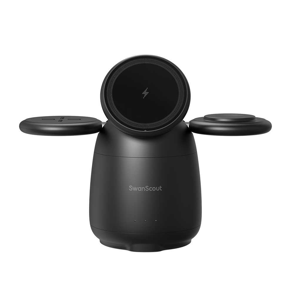 SwanScout 707M - Magnetická bezdrátová nabíjecí stanice pro Apple