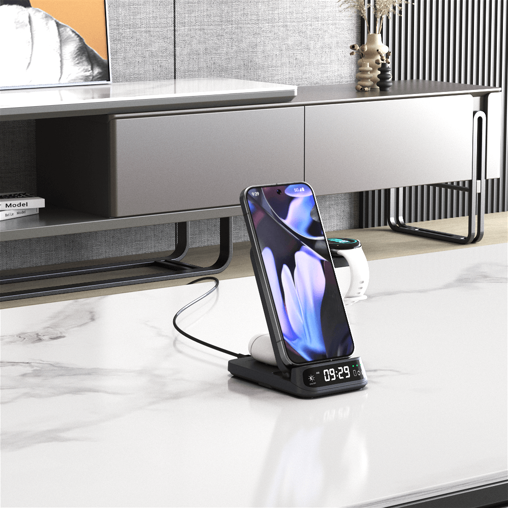 As a Google watch charger, the SwanScout 708G2 blends fast wireless charging with compact elegance.