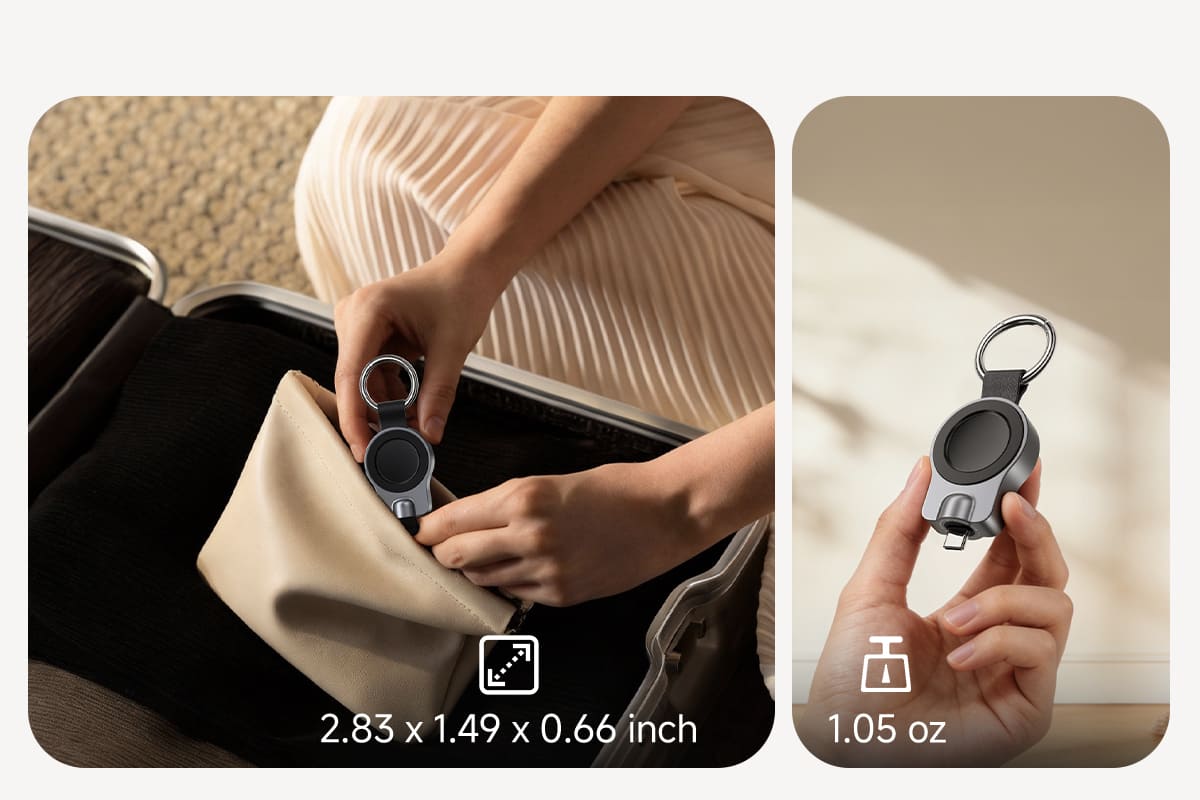 Compact portable Samsung Galaxy Watch charger with lightweight travel-friendly design SwanScout 510S