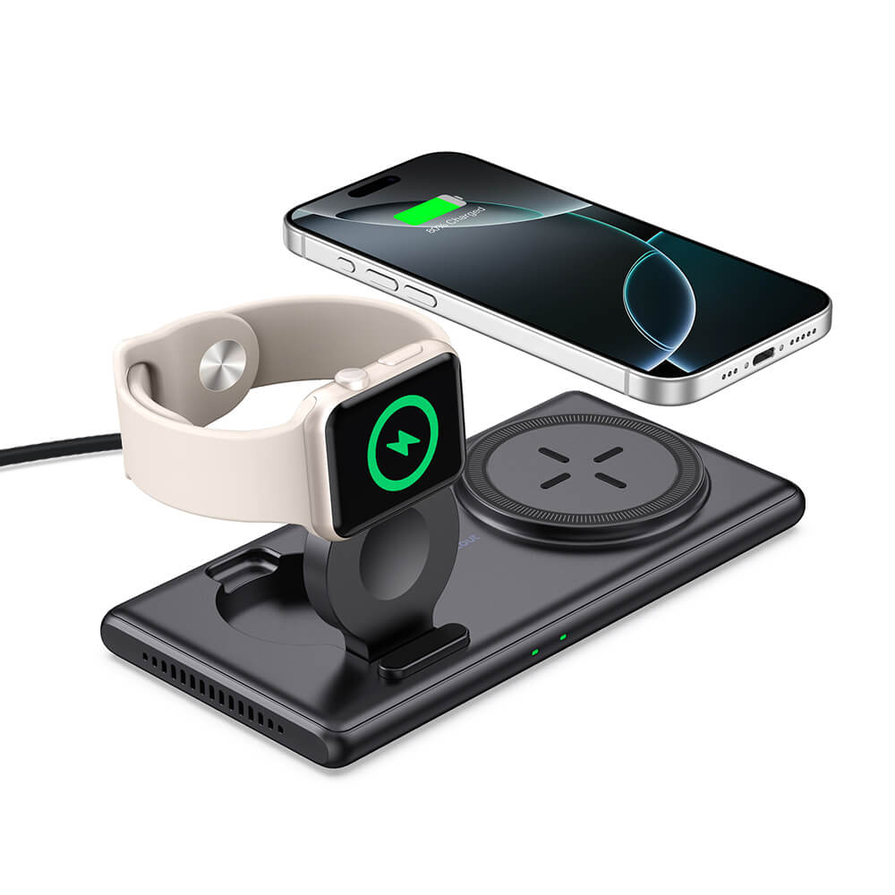 SwanScout 502M - 2 in 1 Magnetic Wireless Charger for Apple