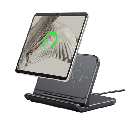 SwanScout 503G is a wireless charger for Google Pixel 9 Pro Fold, featuring an ultra-slim, portable design for convenient single-device charging.
