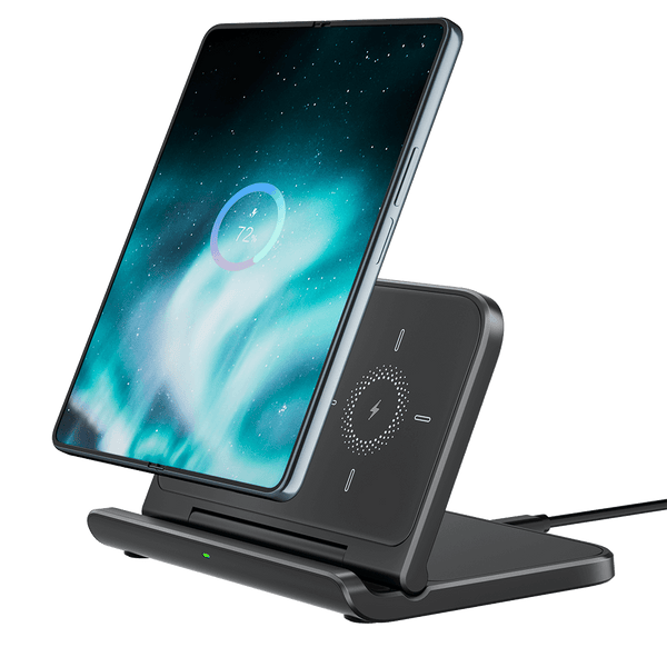 SwanScout 503S is a wireless charger designed for Samsung Z Fold 6, offering ultra-slim portability and reliable single-device charging.