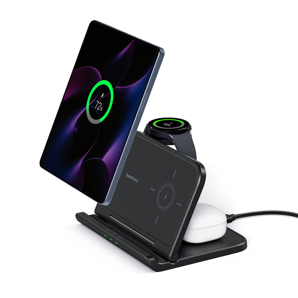 SwanScout 705S - 3 in 1 Wireless Charger for Galaxy Z Fold