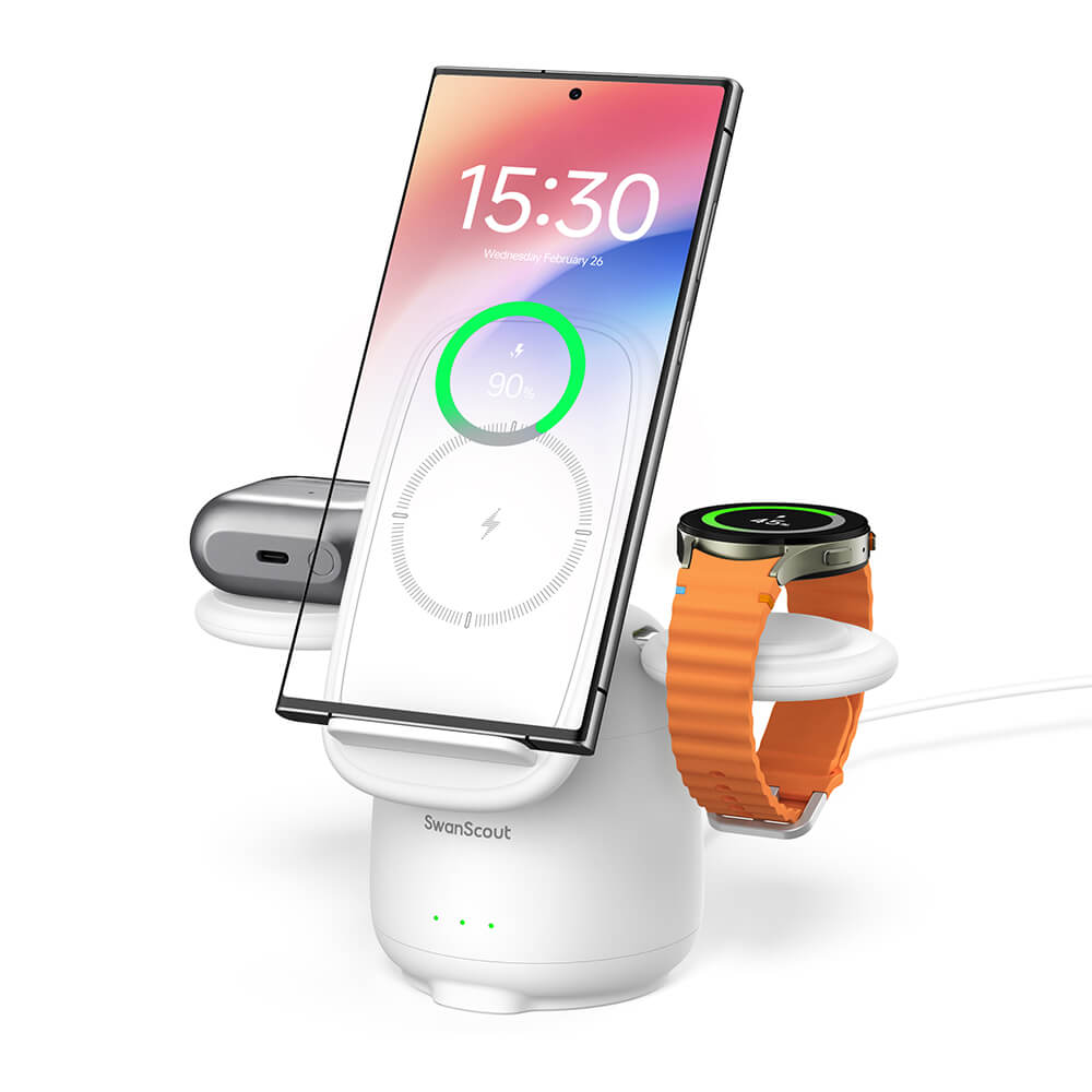 SwanScout 707S - Wireless Charging Station for Samsung