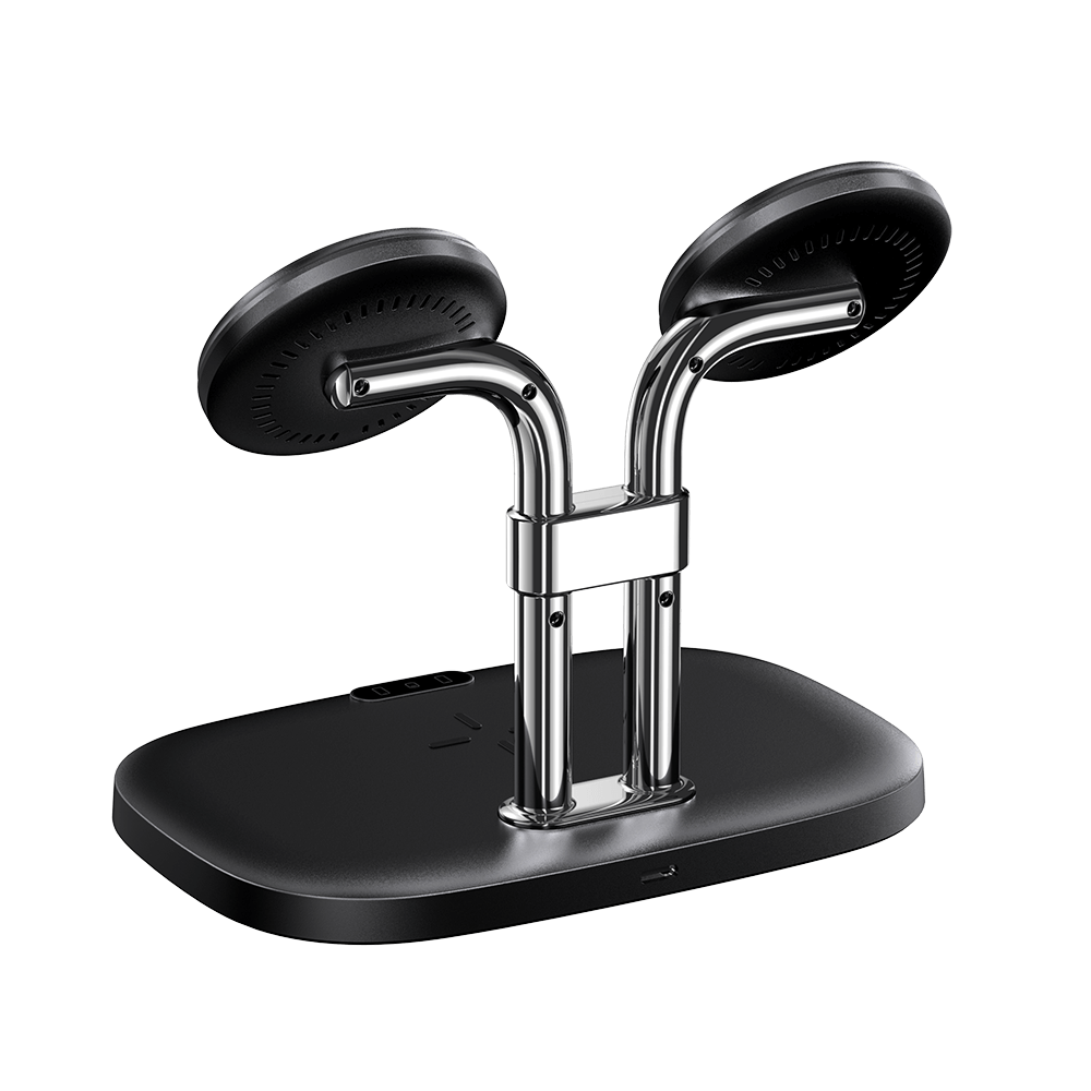 SwanScout 706SM - Carregador magnético duplo para Samsung