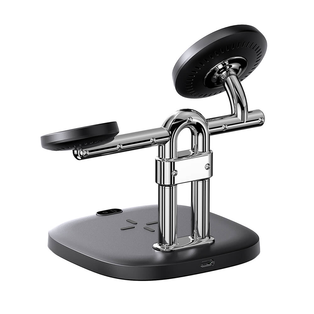 SwanScout 712SM – Station de charge sans fil magnétique 3-en-1 pour Samsung